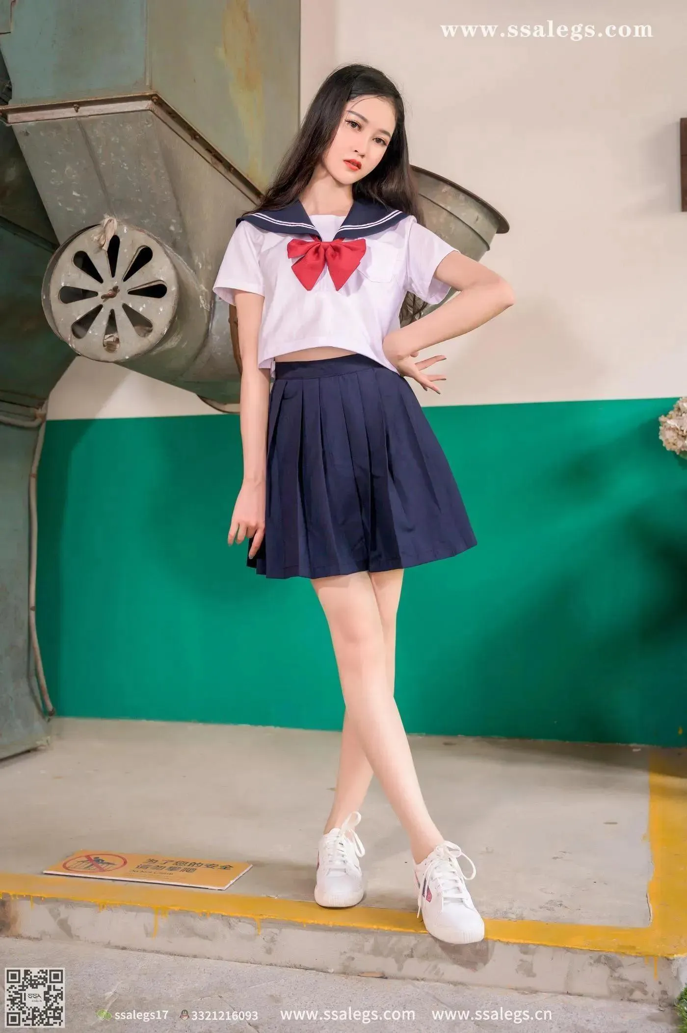 [SSA丝社]超清写真 NO.421 漫漫白色jk制服肉丝写真(上)[23] [51P]插图8